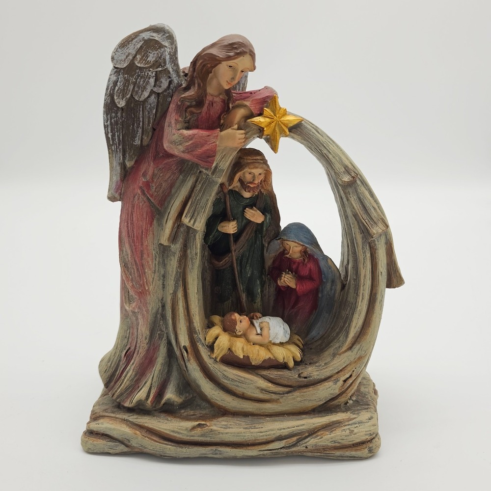 TII Collections Resin‎ Nativity Fig X3278 Baby Jesus North Star 8' Tall Vintage